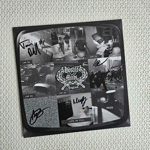 Hostile Minds - Life On File Vinil Autografado