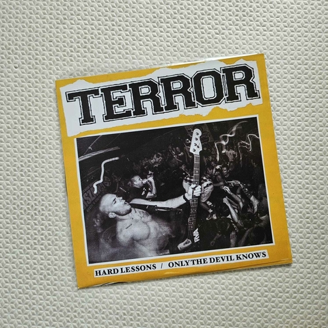 Terror - Hard Lessons / Only The Devil Knows Vinil 7" Novo Clear