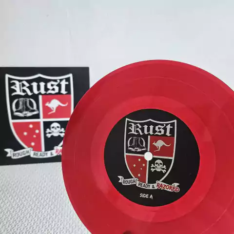 Rust - Rough Ready & Razored Vinil 7" Novo
