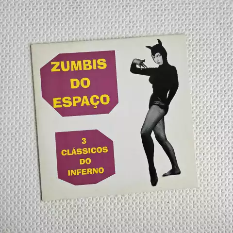 Zumbis Do Espaço - 3 Clássicos Do Inferno Vinil 7" Novo Azul