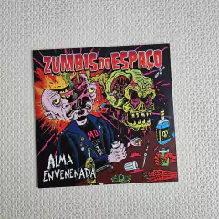 Zumbis Do Espaço - Alma Envenenada Vinil 7" Novo Vermelho