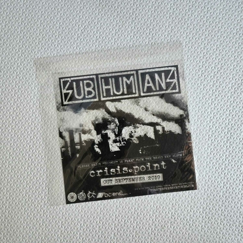 Subhumans - Crisis Point Flexi Vinil 7"