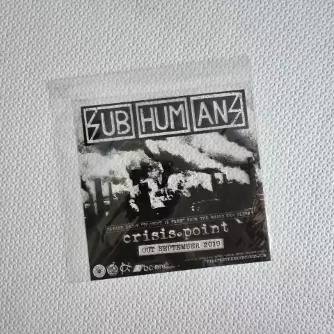 Subhumans - Crisis Point Flexi Vinil 7"