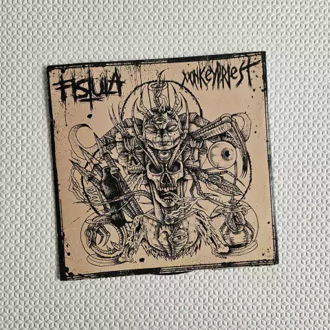 Fistula / Monkeypriest - Devils Smoke / Orang-hutan Vinil 7 Polegadas Usado