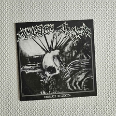 Armagedom / Nuclëar Fröst – Barbárie Epidêmica Vinil 7 Polegadas Usado