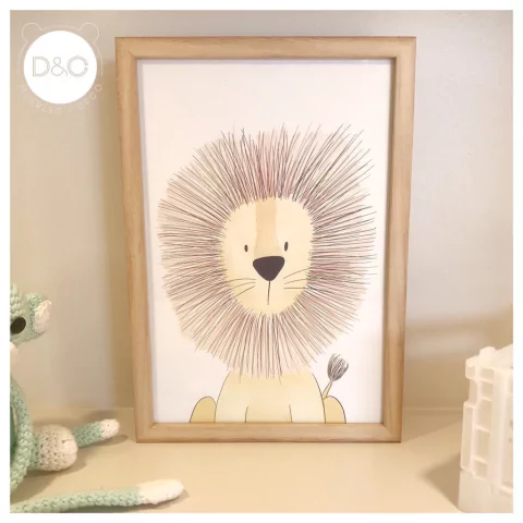 Cuadrito infantil Lion