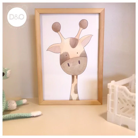 Cuadrito infantil Giraffe