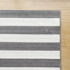 Alfombra stripe gris - comprar online
