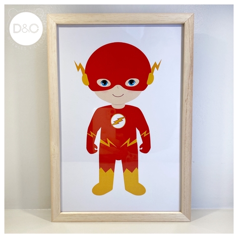 Cuadrito Superhéroe Flash