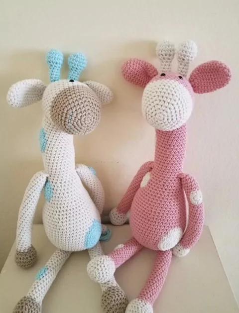 Muñecos de apego - Jirafas bebés