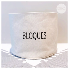 Contenedor M circular (Bloques rotulo) en internet