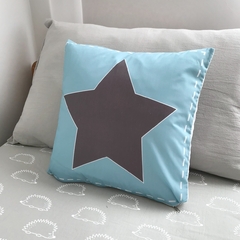 Almohadón estrella celeste