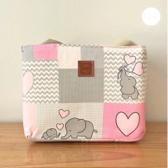 Contenedor semirigido M (Elefante rosa)