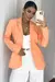 Blazer Montaria Tricomix cumprido - Fina Rosa Boutique