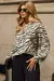 Blusa Bata Zebra Tricomix