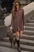 Vestido Chemise Twill Tricomix
