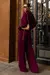 Conjunto feminino camisa e calça Tricomix - Fina Rosa Store