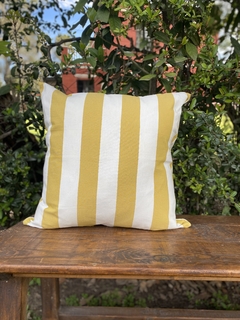 Almohadon en tusor rayas gruesas