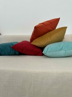 Funda de almohadon en pana - tienda online