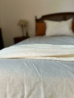 Pie de cama en gasa de algodon - El Retazo Home & Deco