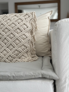 Pillow para sillon en tusor liviano Alba - El Retazo Home & Deco