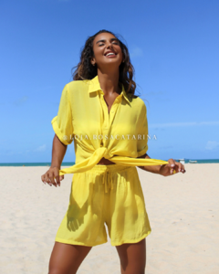 Saída de Praia Chemise Manga Curta - buy online