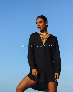 Saída de Praia Chemise Manga Longa - comprar online