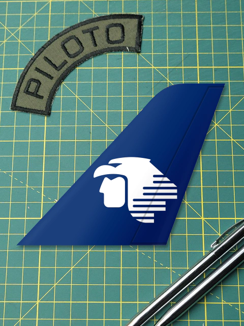 Cauda Decorativa - AEROMEXICO -> Fase 2 - Speed Tails (M)