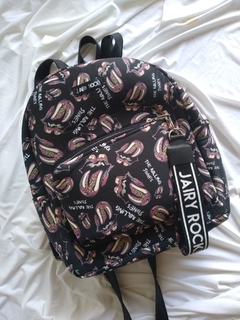 Mochila #ROLLING STONES NEGRA