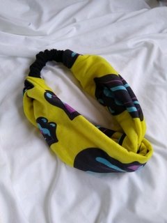 Vincha con nudo #STONE AMARILLO