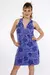 Vestido con cierre | Flores Violetas | TALLE 1