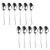 12 Cucharas De Cafe Cubiertos Volf Carat Acero Inoxidable