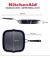 Sartén Antiadherente Cuadrada Kitchenaid 24cm - Master Supply | Importador Mayorista de Equipos Gastronómicos y Bazar