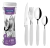 Set Juego Cubiertos Frasco Ipanema Tramontina 24pzs Colores - Master Supply | Importador Mayorista de Equipos Gastronómicos y Bazar