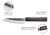 Cuchillo Forjado Verduras Osaka 3 Claveles Osaka 13,5cm - comprar online