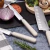 Cuchillo Japones Santoku Polar 3 Claveles 17,5cm en internet