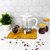 Cafetera Embolo Hudson Vidrio Acero 600ml Blanca - comprar online
