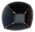 Panera Mediana Trenzada Negro Noble Diseño - comprar online
