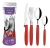 Set Juego Cubiertos Frasco Ipanema Tramontina 24pzs Colores - comprar online