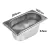 Bandeja Gastronómica Gn 1/4 X 6,5 Cm Ac.inox. 18/08 - comprar online