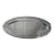 Fuente Oval Playa Pescado Acero Inoxidable Acermel 58cm Plateado