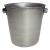 Balde Para Hielo Acero Inox 3 Personas C/perilla 850cc Plateado Enterizo
