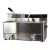 Freidora Eléctrica Doble 16 Lts Con Canilla Silcook Gris 50 Hz X 60 Hz