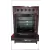Cocina Industrial Electrica 4 Hornallas + Horno Speedy Gris Oscuro - comprar online