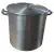 Olla Gastronomica Nº20 De Aluminio 5,5 Litros Reforzada Gris