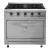 Cocina Industrial Pesada H420 900 4 Hornallas Master