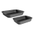 Set De Asaderas Rectangular 2 Piezas Brinox Bakeware Grafite