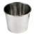 Molde Vaso Para Flan Chico Acero Inoxidable Acermel Plateado