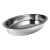 Fuente Legumbrera Oval Acero Inoxidable Acermel 38cm Gris