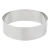 Molde Aro Acero Inoxidable Acermel 24cm Plateado